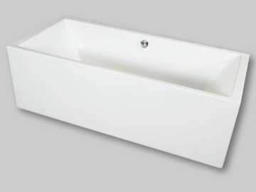 Kelder Verkleuren Onbemand Vrijstaand bad 180x80 cm 2Day wit - Lattrez sanitaire oplossingen