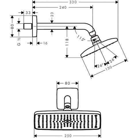 Hansgrohe_27375000_Hoofdsproeier